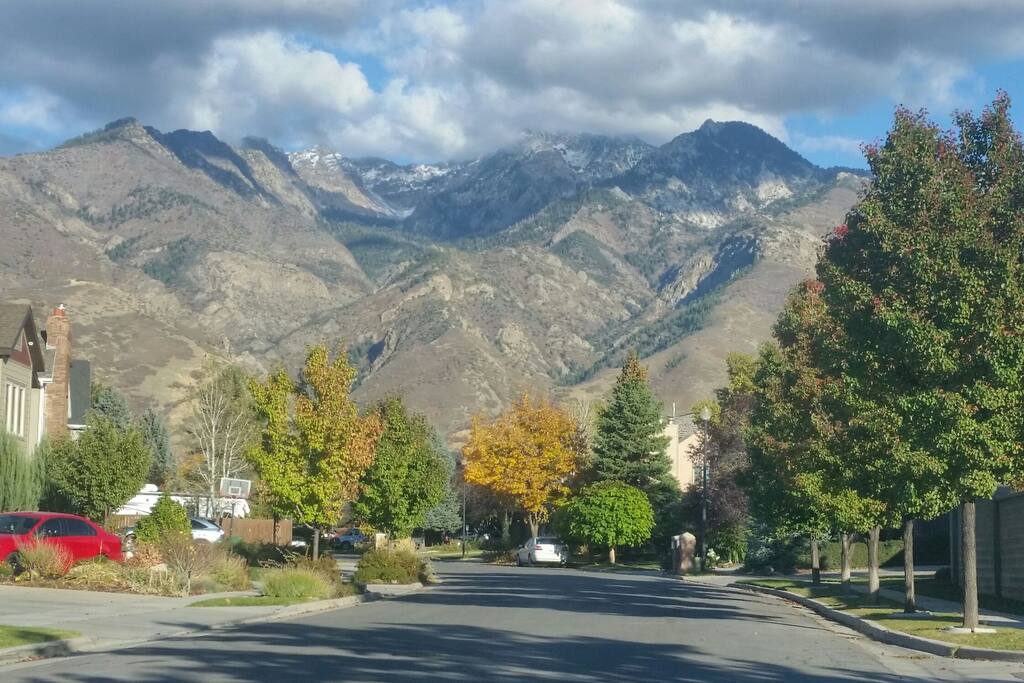 Arriving to our home, our street.