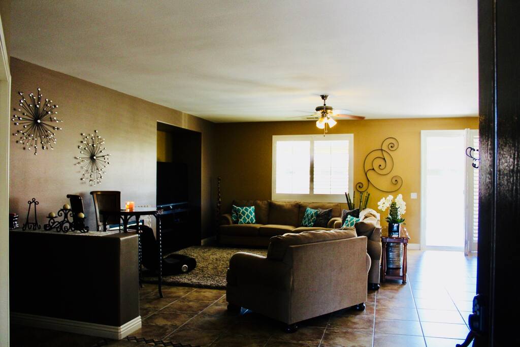 Living Room Entering Home