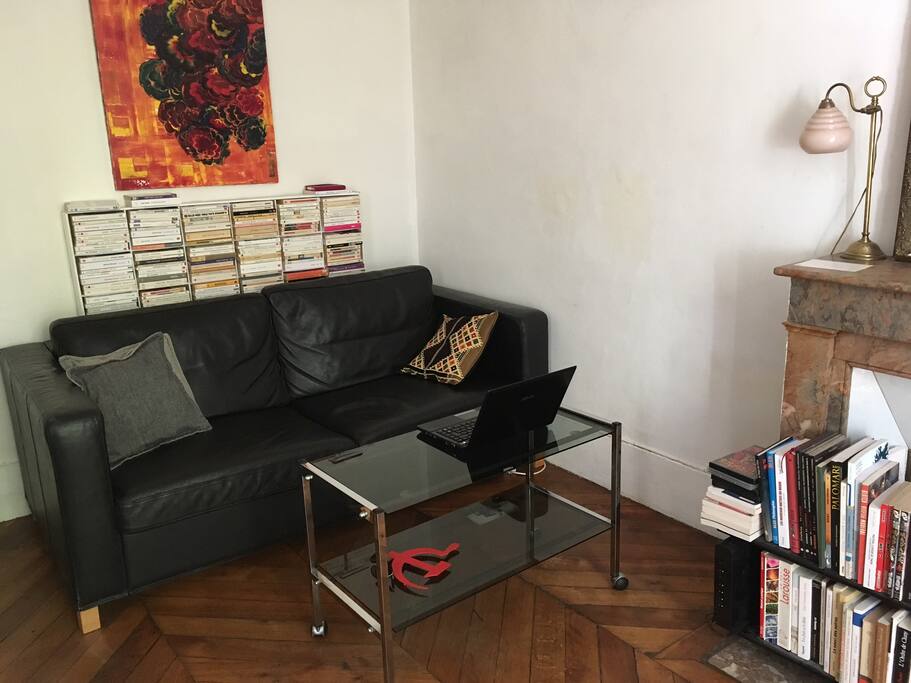 plus an openable couch for guests