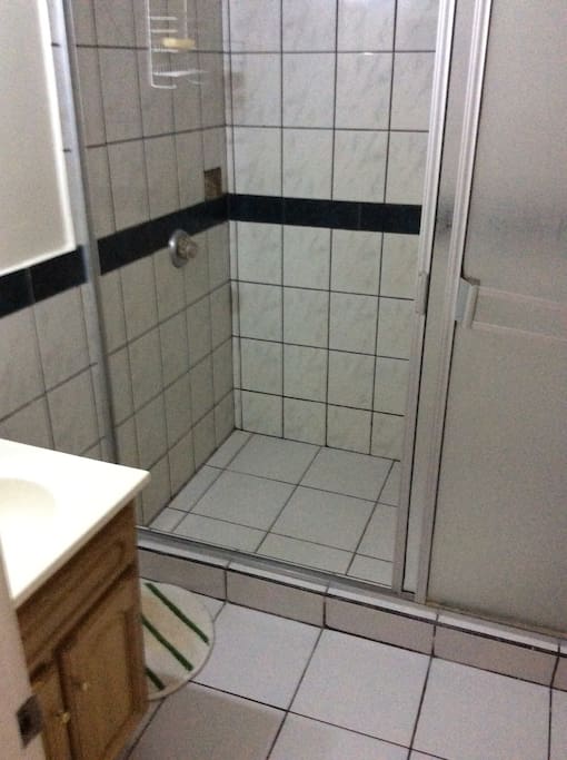 Two person walk in shower