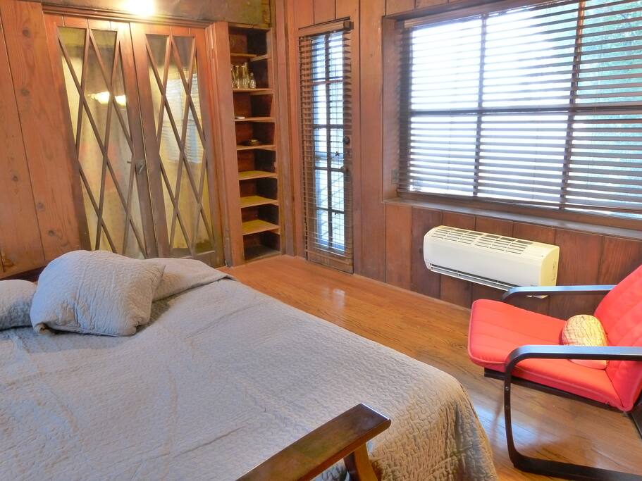 Your bedroom - the double doors is your access to the rest of the house.