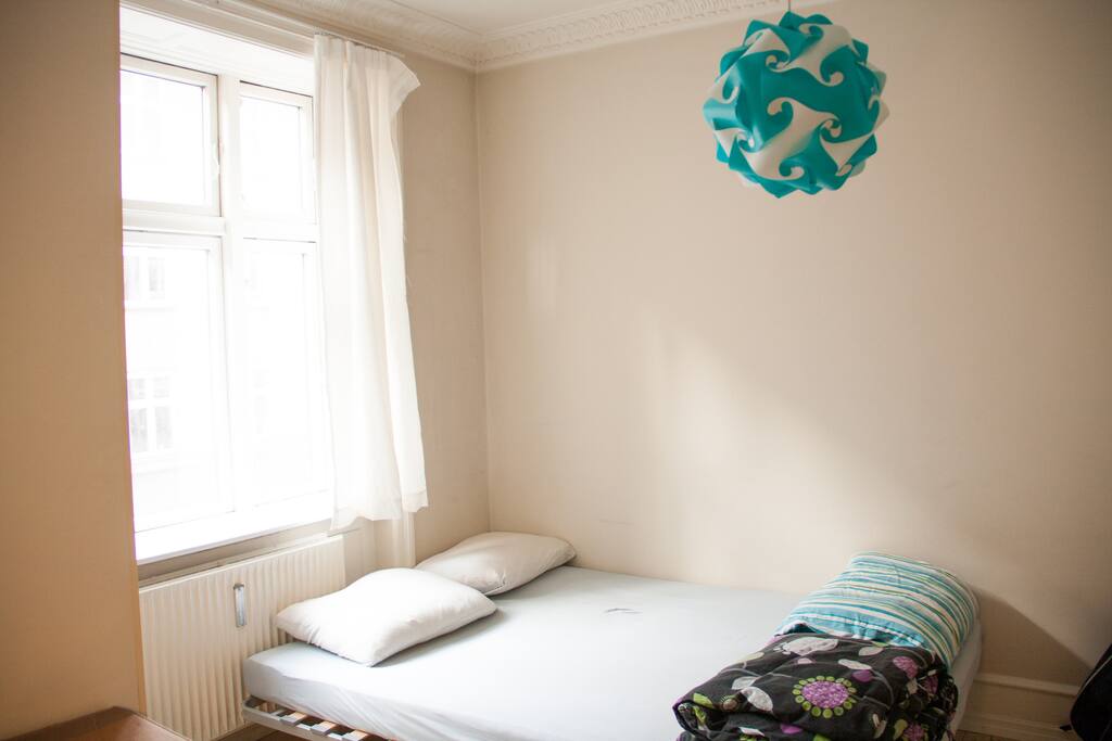 Bedroom with futon bed