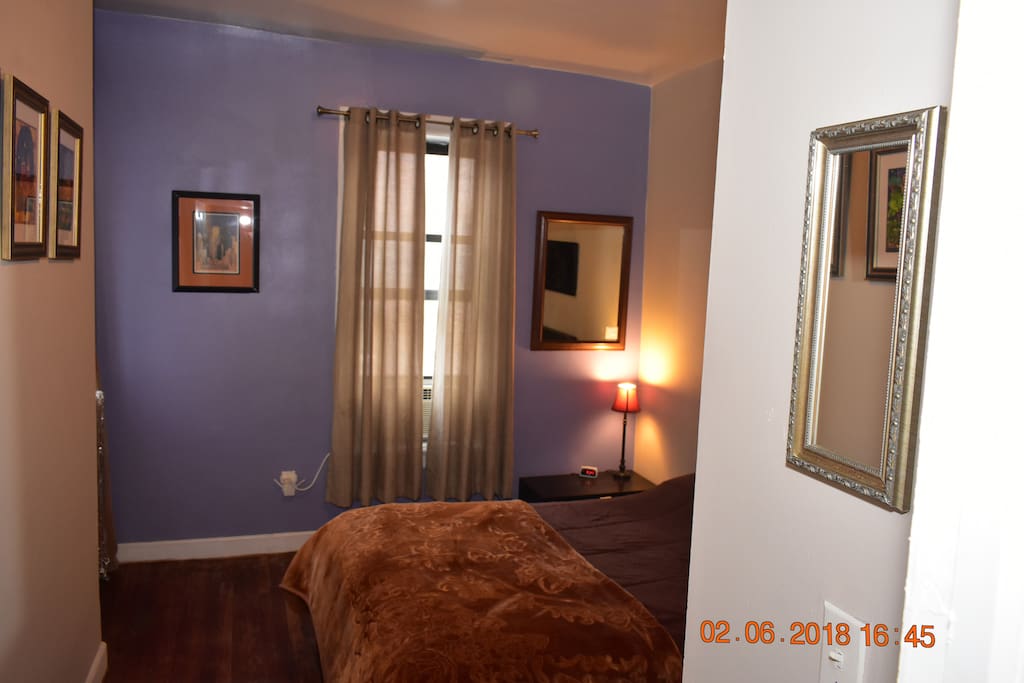 Your room. Full size and very comfortable new bed.