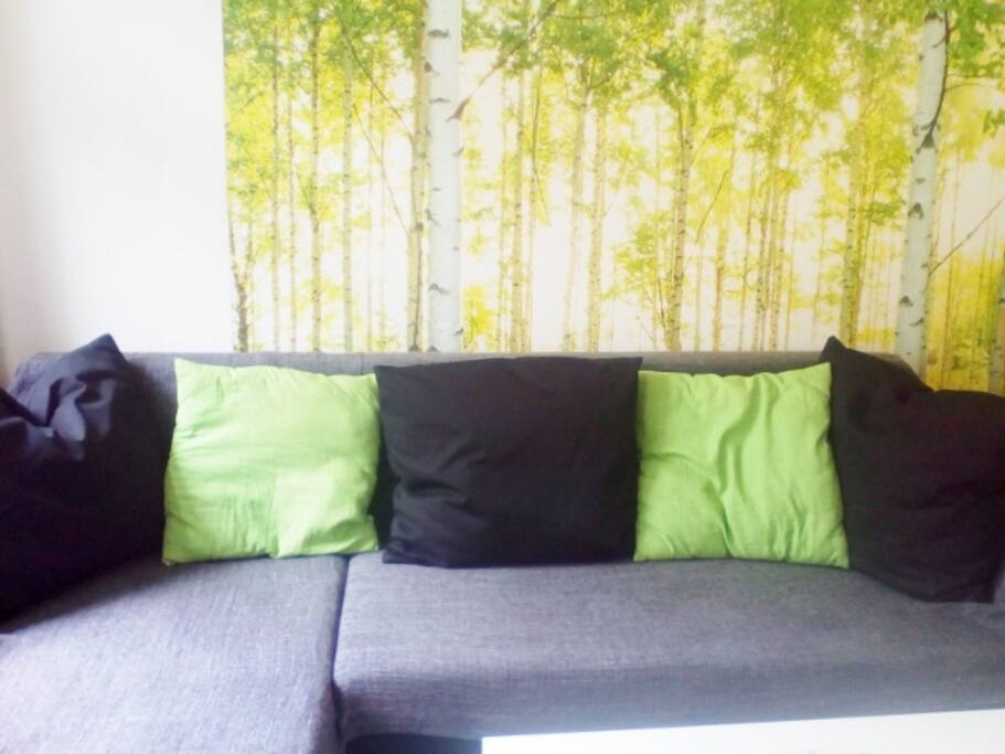 Großes Schlafsofa