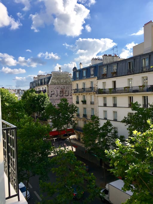 vue du balcon
