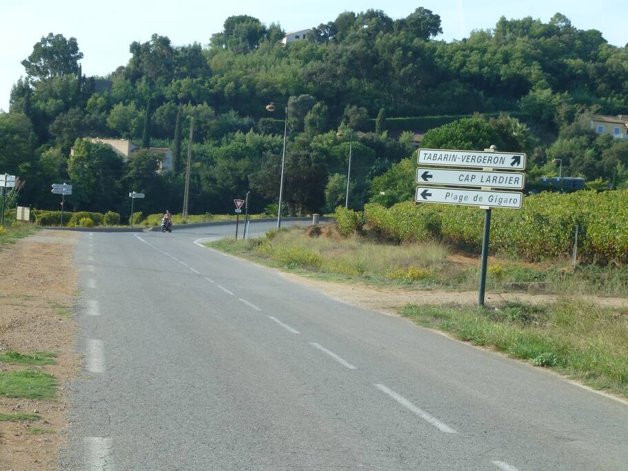 sortie du lotissement accès à, la plage
