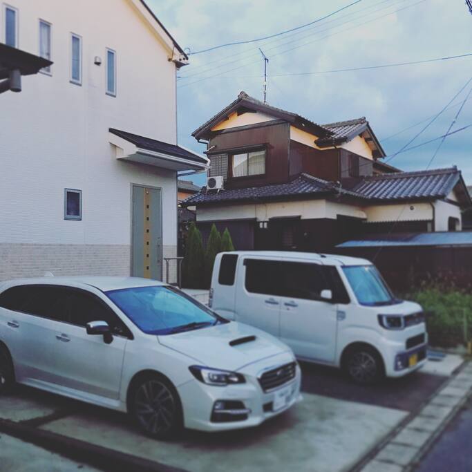 車3台まで駐車可能。
