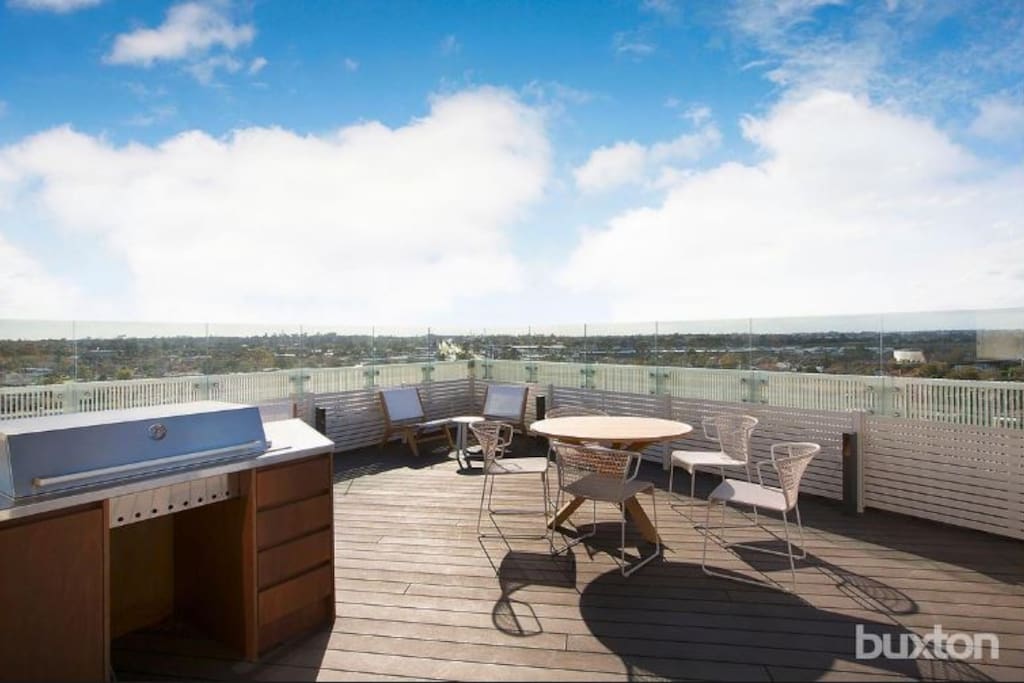 Recreation room and deck