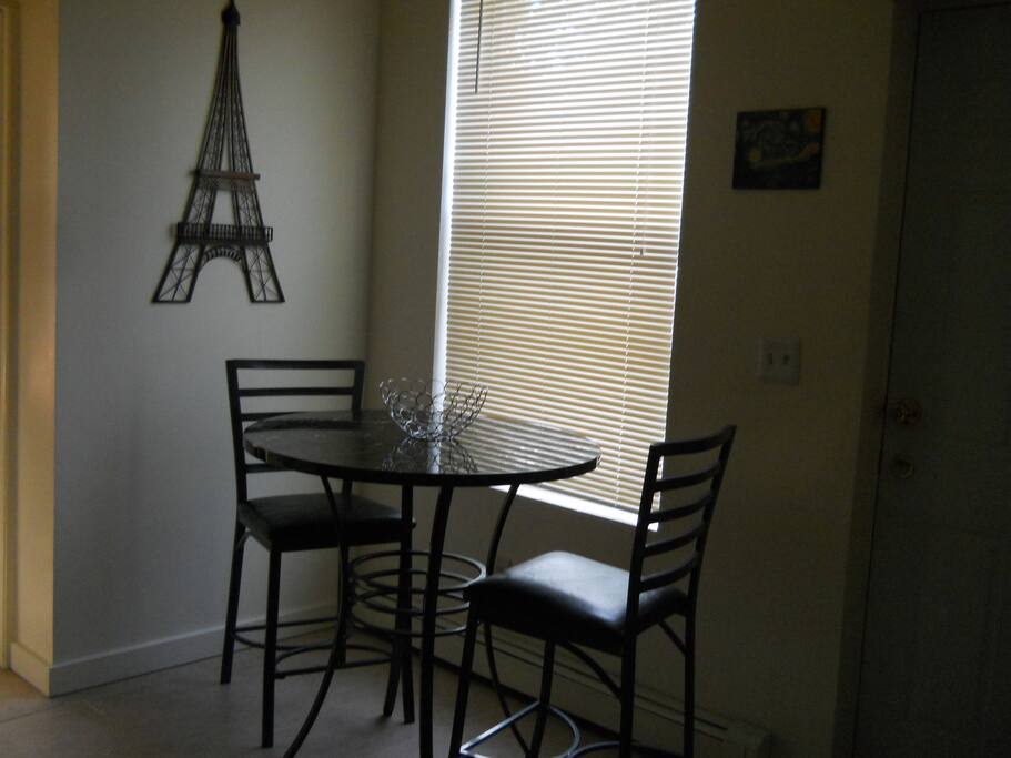 Eating area.