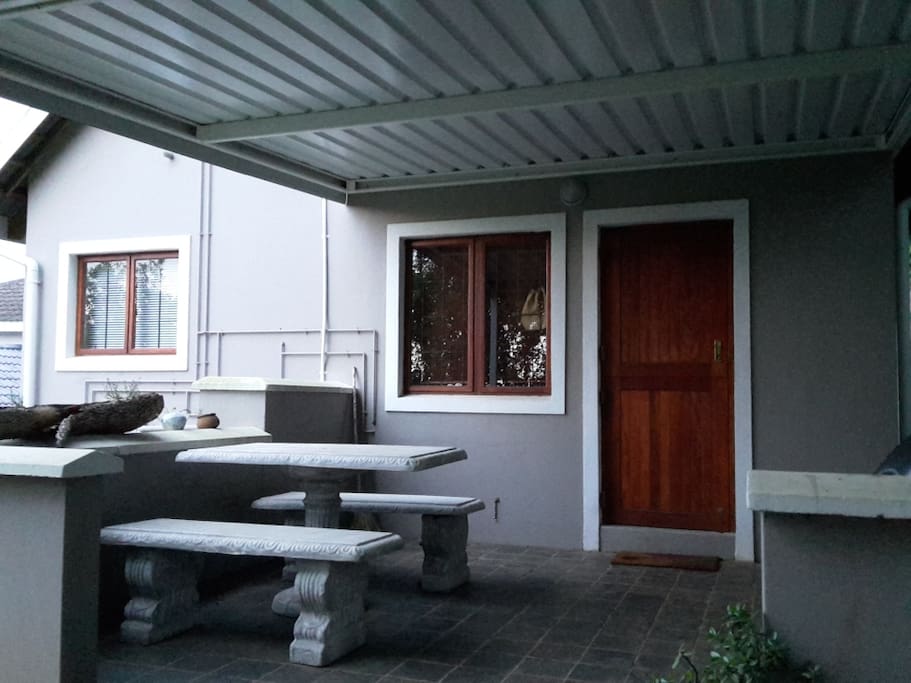 Private patio