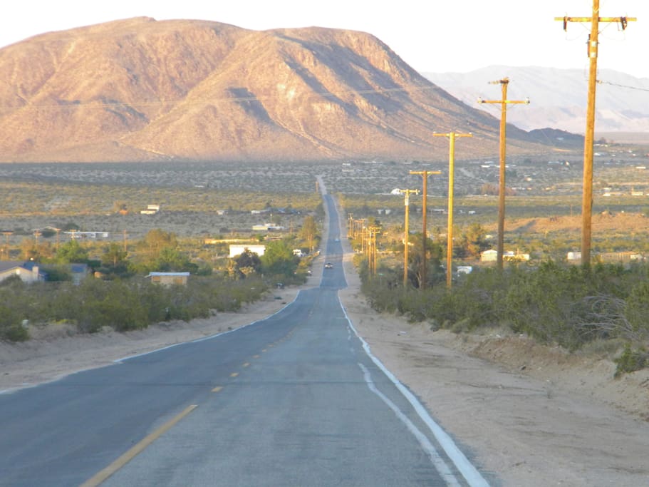 Linn Road headed toward Ranch