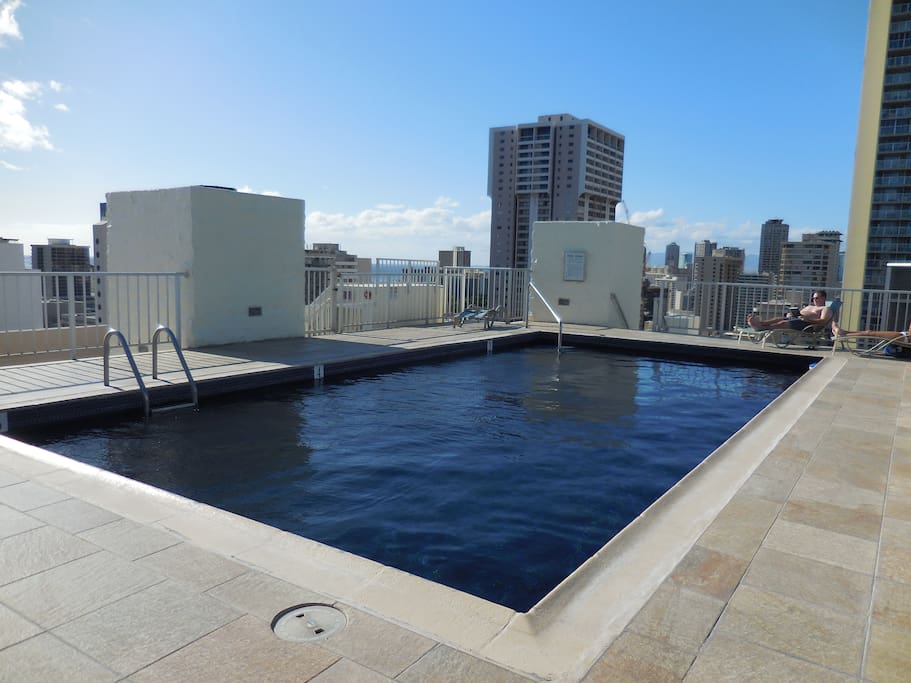 Rooftop pool