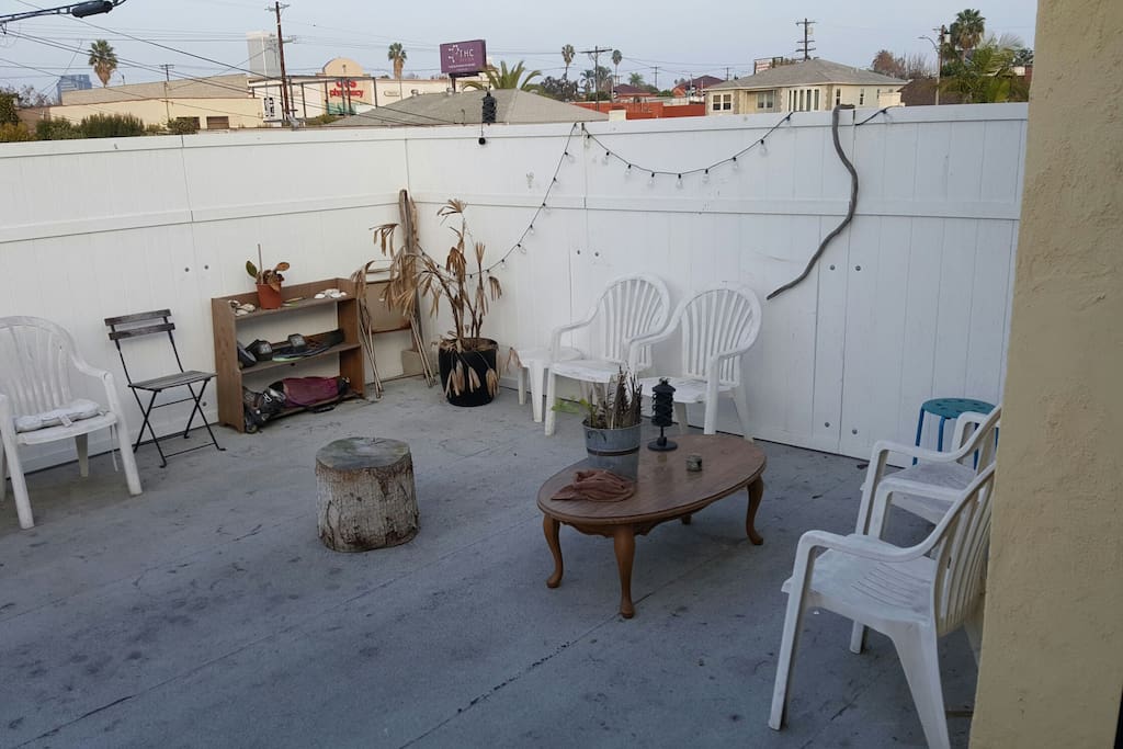 chill secluded and private balcony to catch sunrise/sunset. very open eith grill included. where would prefer guests to smoke