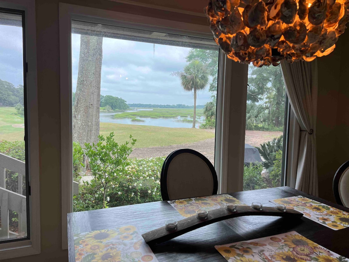 Dataw Island Villa Golf & water views. 3 BR 2 BA Townhouses for Rent in Saint Helena Island