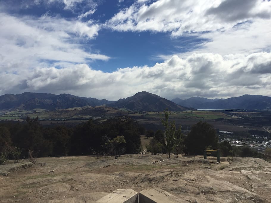 From the top of Mt Iron looking towards Mt Gold & Mt Maud