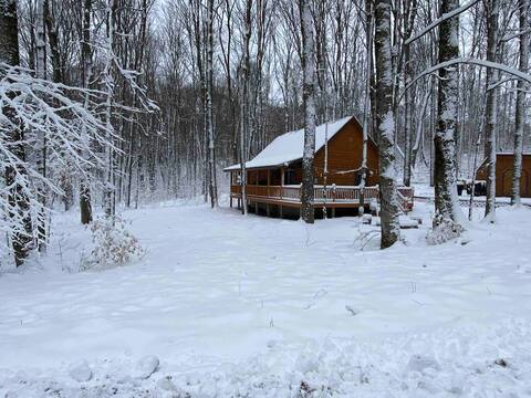 Leister Kabine: Our cozy cabin in the woods