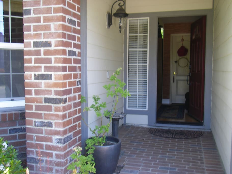 Front door entrance.