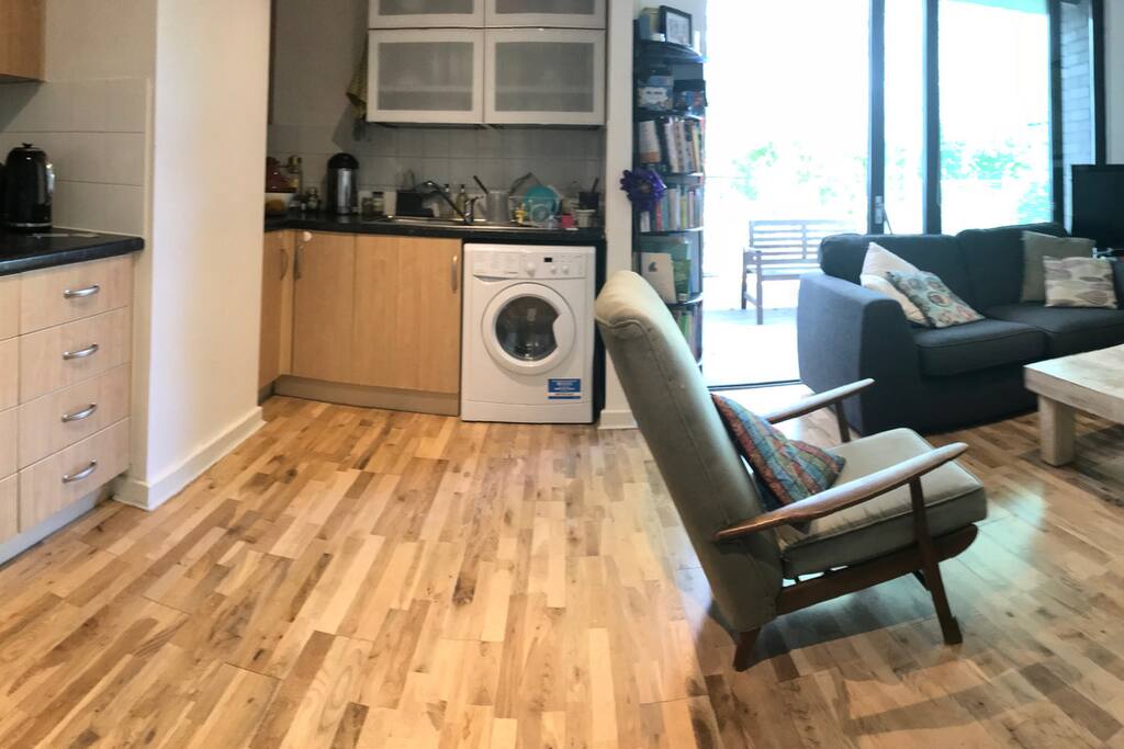 Open plan kitchen