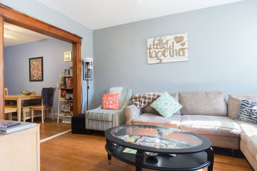 Shared, spacious living room