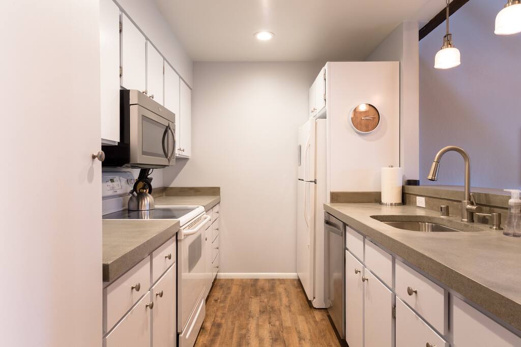 Newly remodeled kitchen