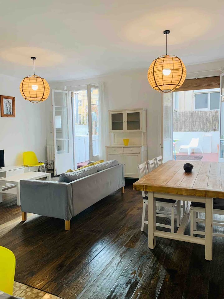 Appartement Familial Avec Terrasse Intérieure - Barcelona