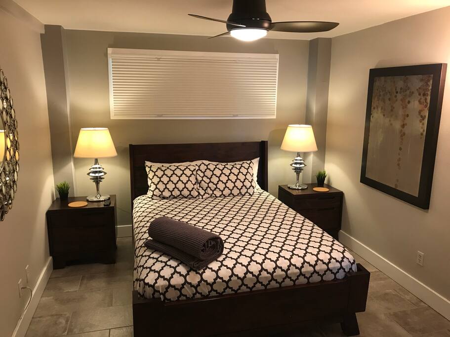 bedroom has blackout shade if you wanted to sleep in and not be disturbed by the sun