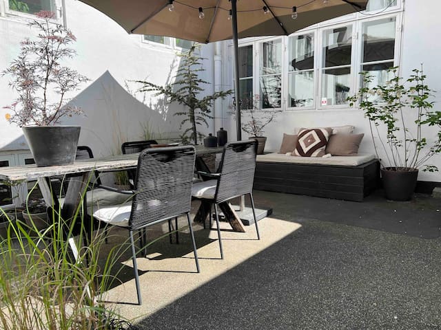 Town house in central Copenhagen with Court yard.