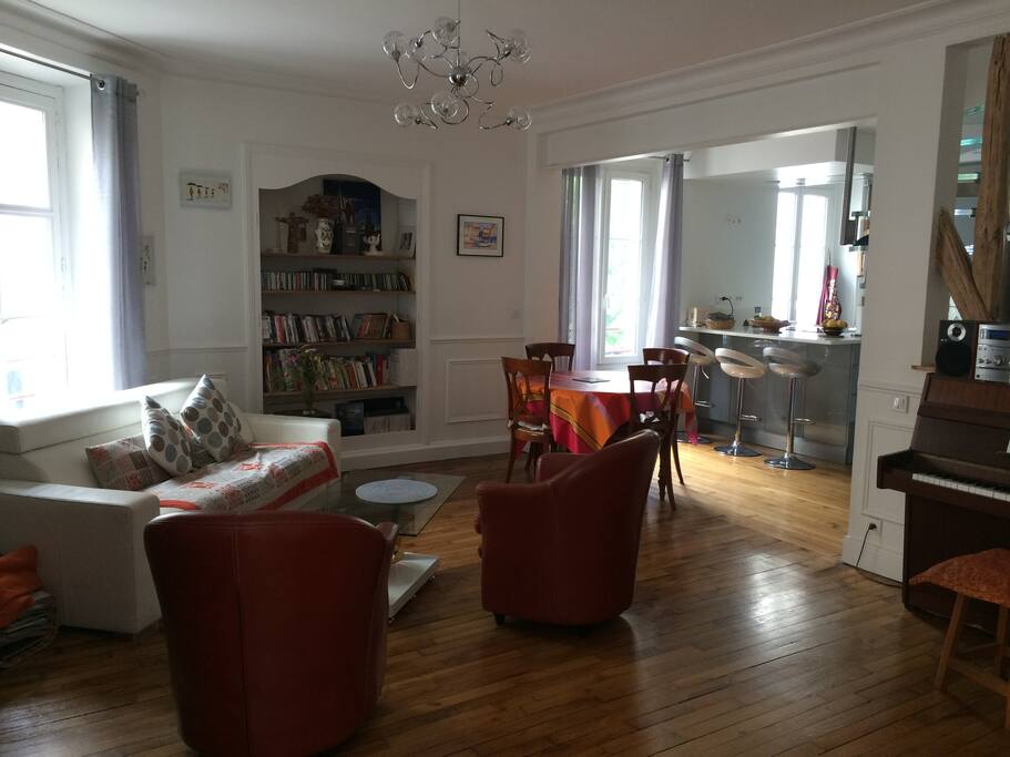 Séjour cuisine de 45 m2