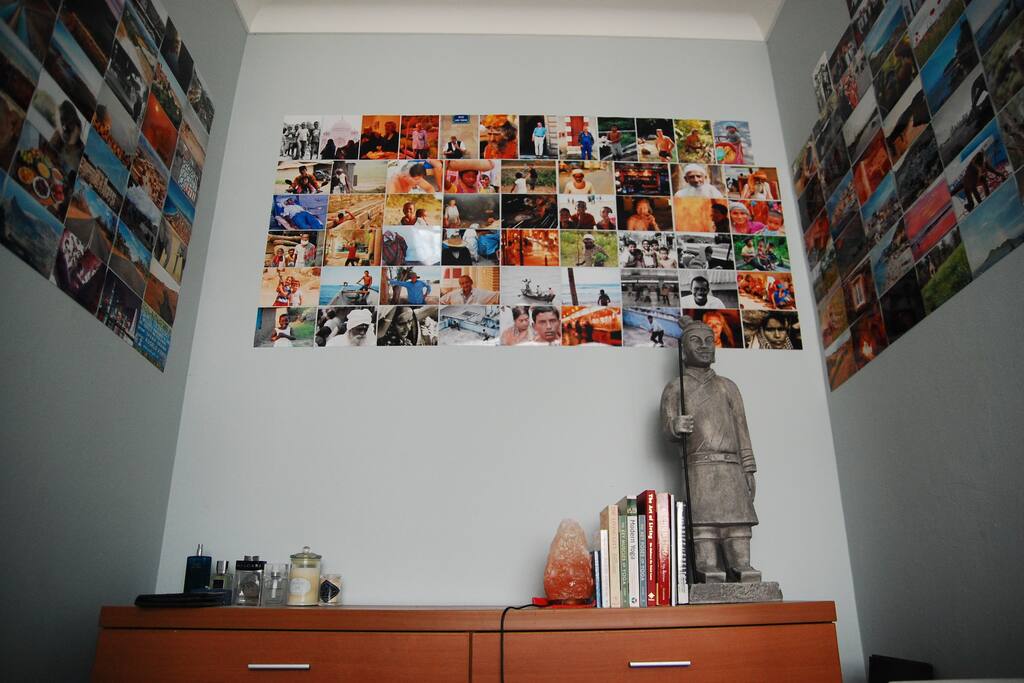 My room - enjoy the books, incense, or take my yoga mat to the beach