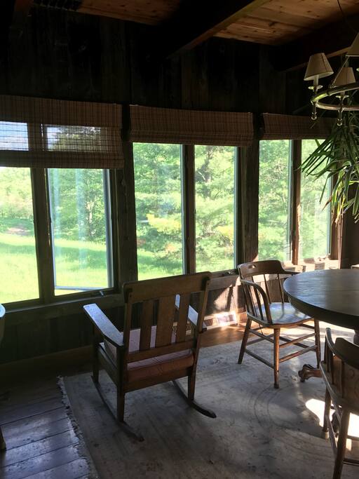 Dining room view