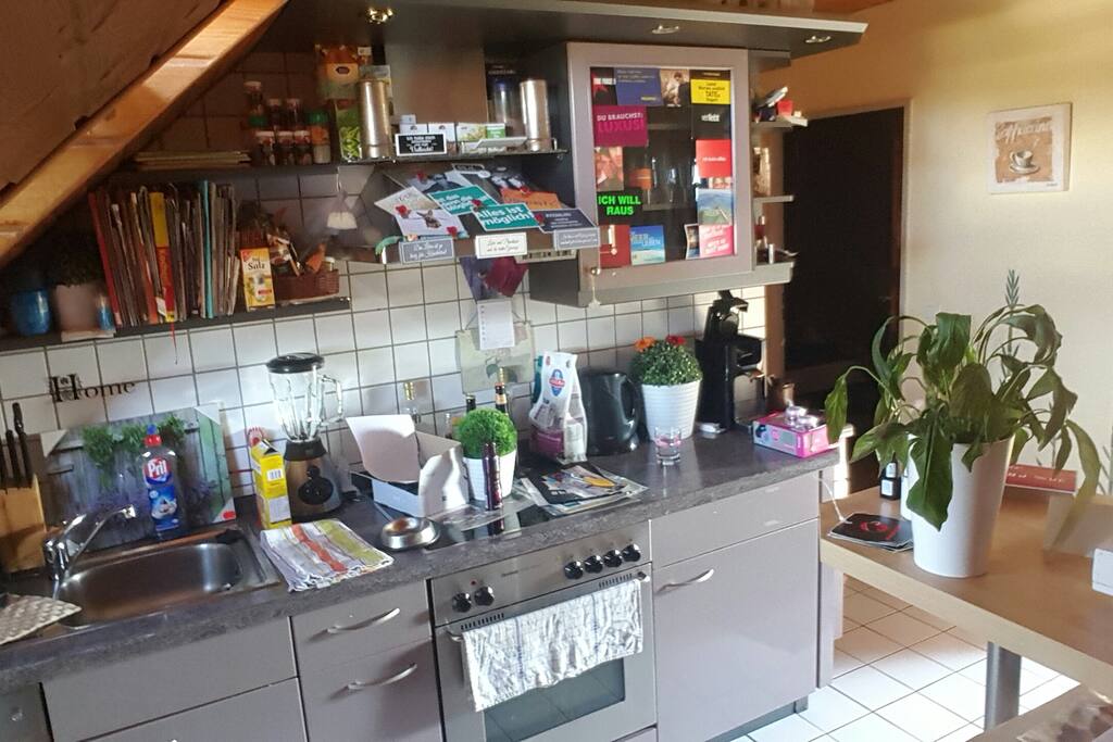 Küche - jederzeit dazu bereit, genutzt zu werden :)