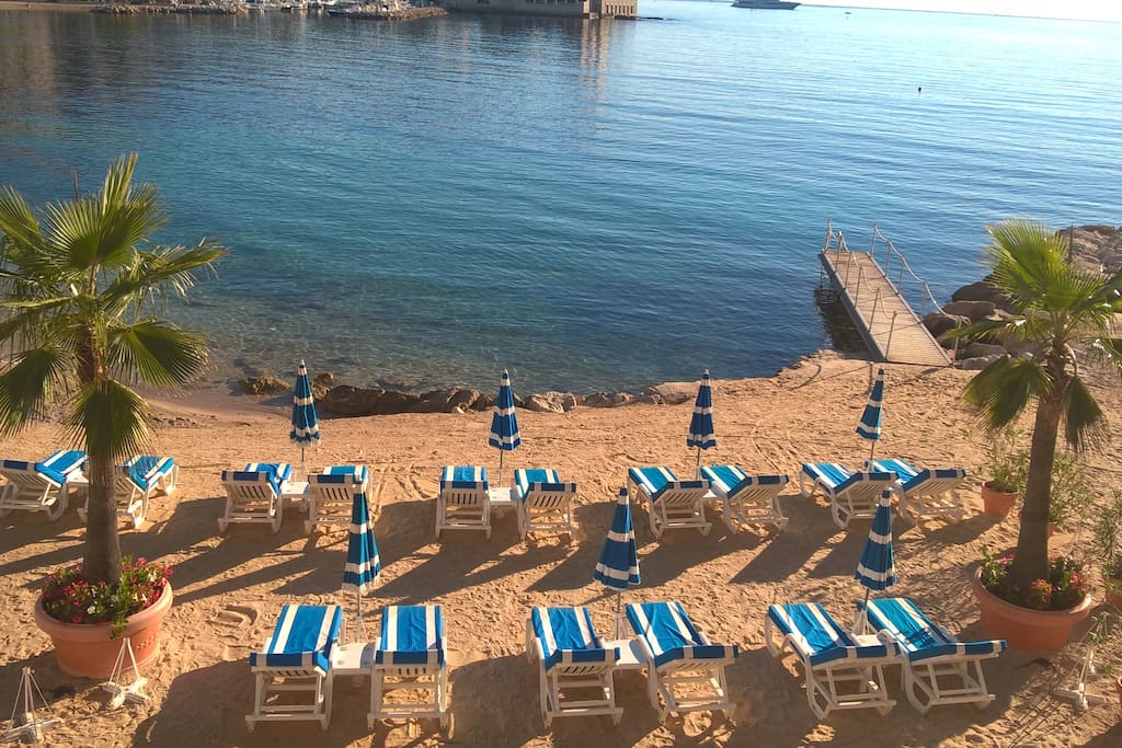 Local Beach in front of Casino