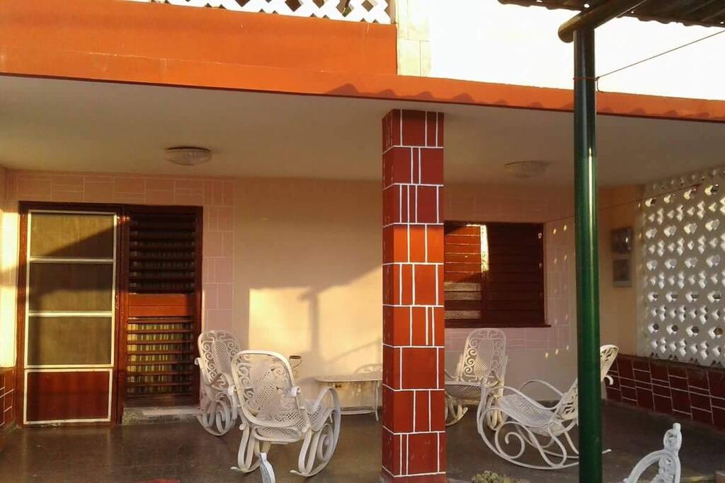 Tranquila terraza para relajarse