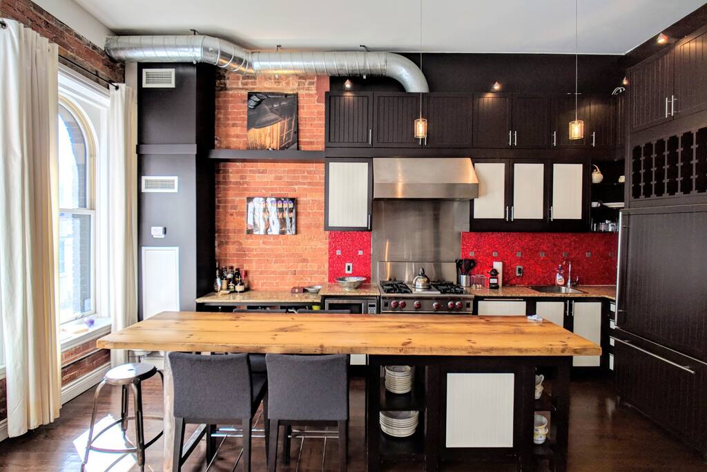 Large industrial kitchen
