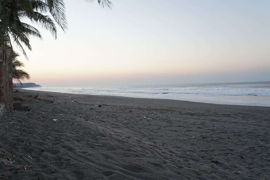 Beach sunrise.