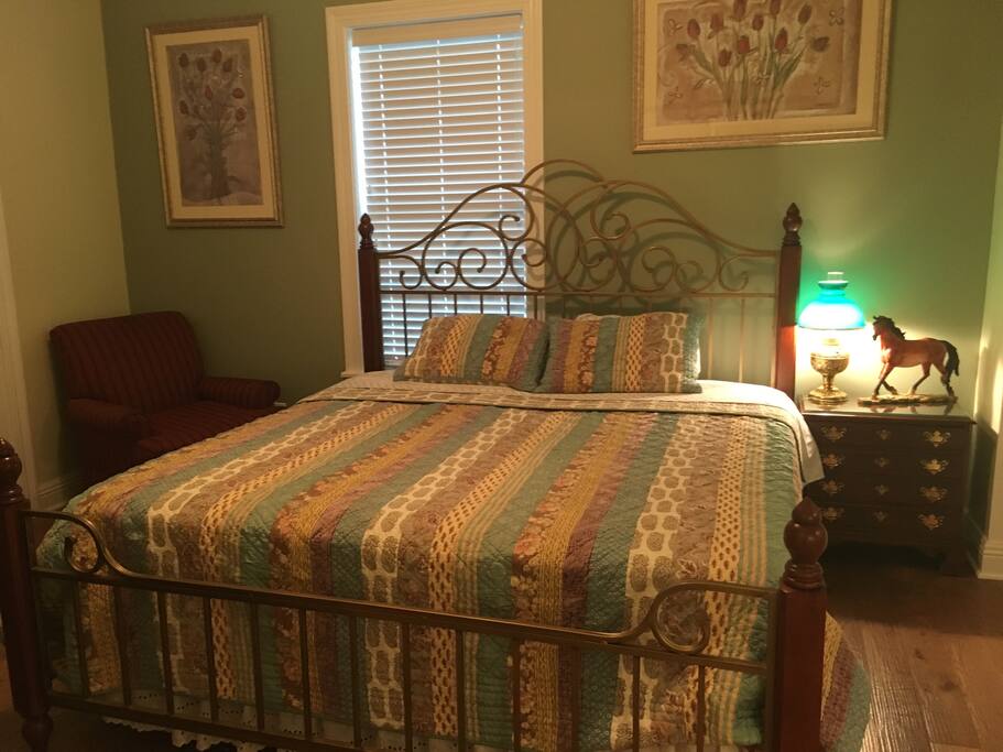 The SAGE Suite has ADA accessibility with a King size bed.