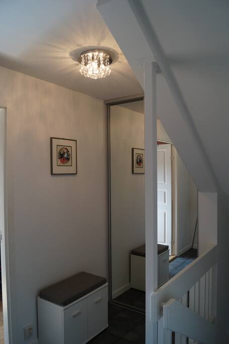 Entrance with closet