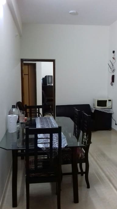 common space to bedroom