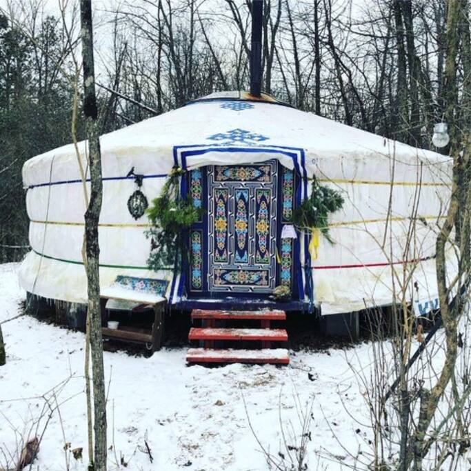A winter picture with new door and jacket! (photo by Renier DeSmit)