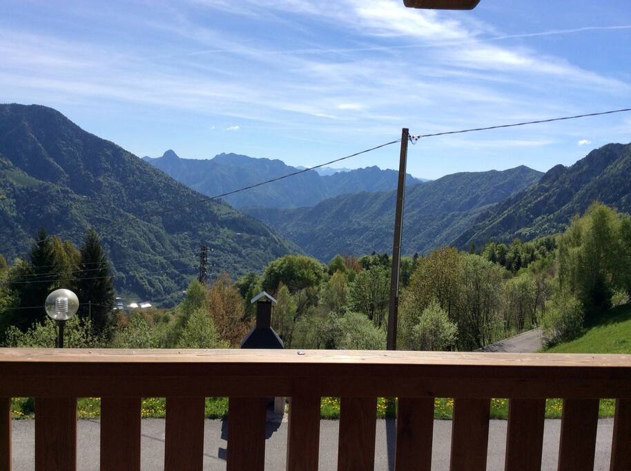 Vista panoramica dalla camera da letto
