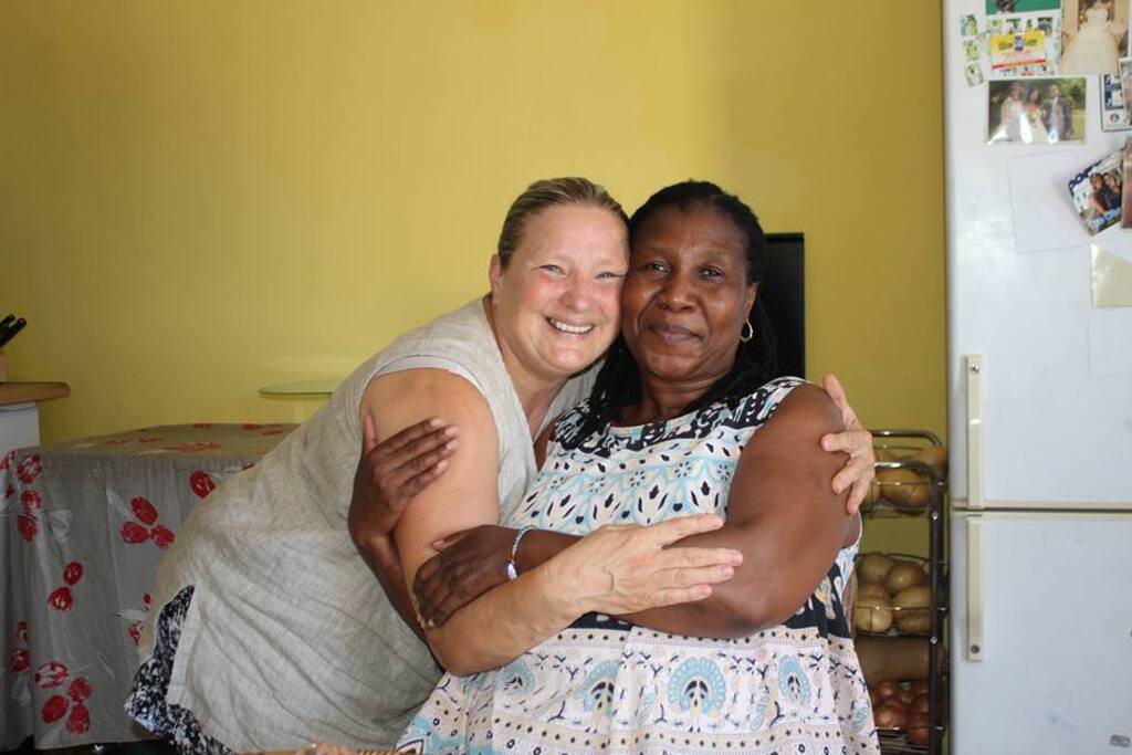 Our beautiful friend Barbara & myself Mama Noks