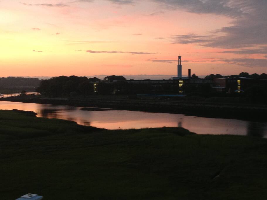 Beautiful sunsets on all sides