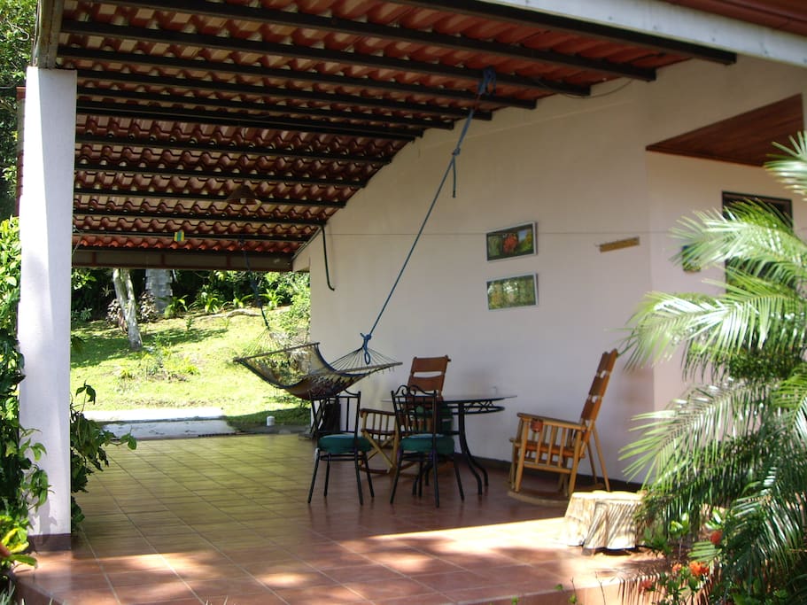 Large Roofed Patio