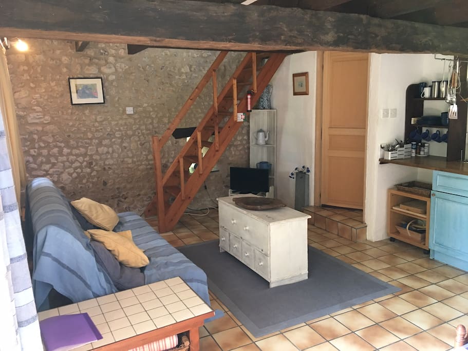 Part of the lounge/dining area.