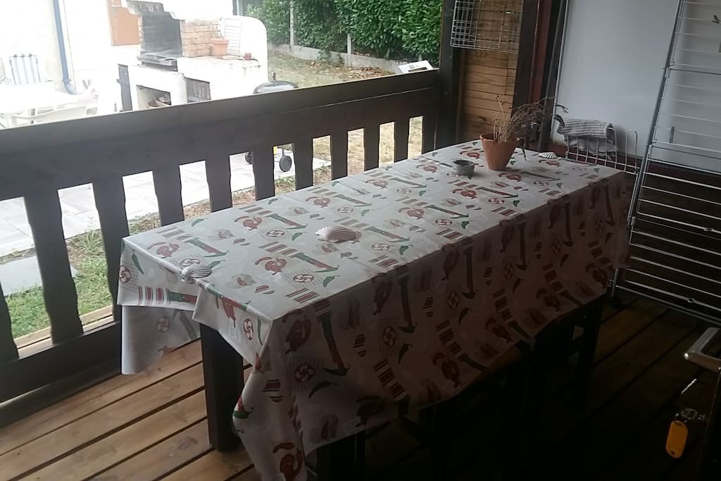 Terrasse couverte