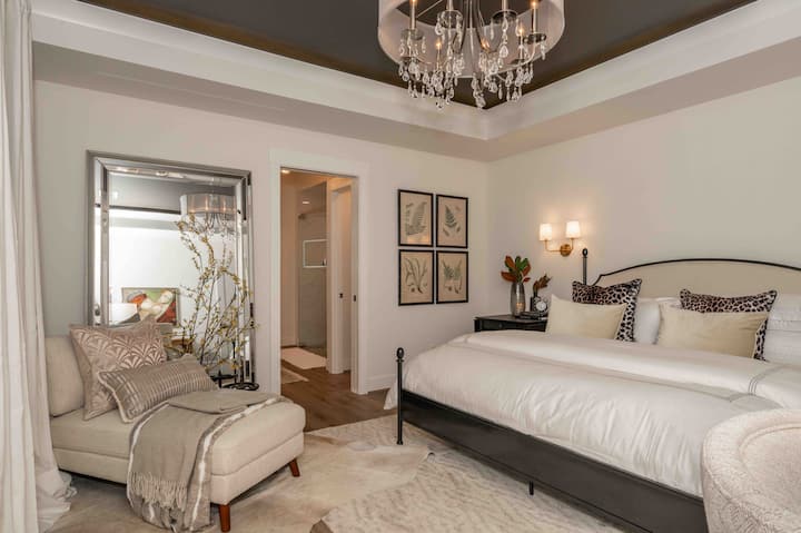 Master bedroom on 2nd floor with attached en-suite