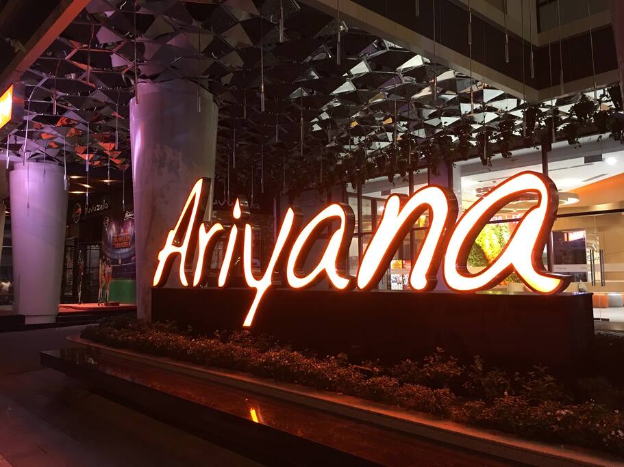 The apartment in the higher floor of the 4-star hotel Ariyana
