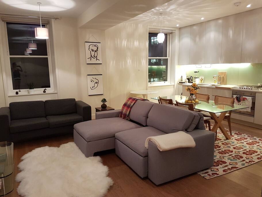 Living and dining room