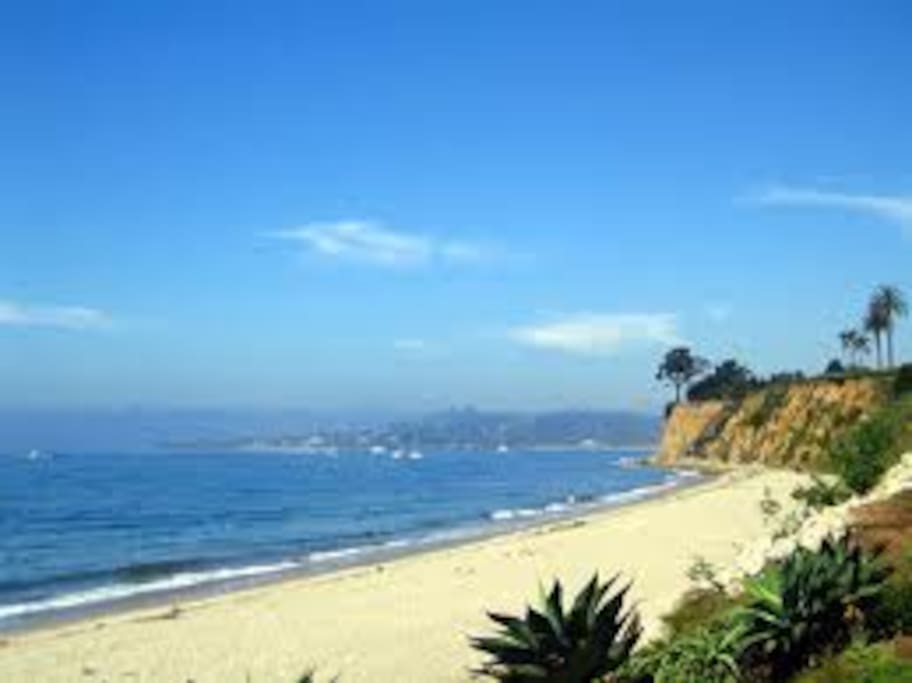 Butterfly Beach in front of the Biltmore is one of my favorite beaches. It is walking distance from the Casita.