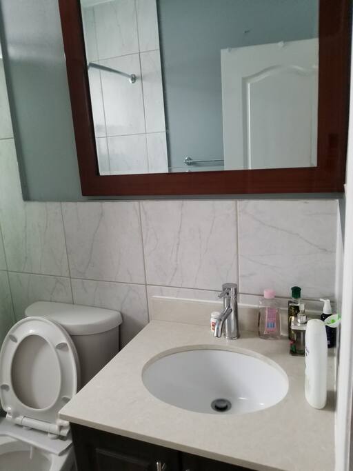 Bathroom sink.